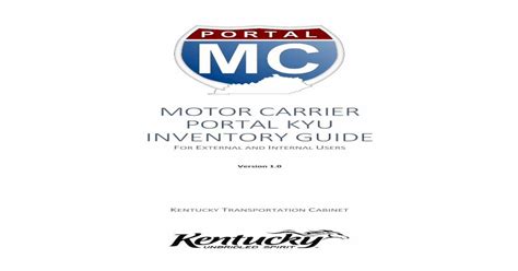 kyu motor carrier portal.